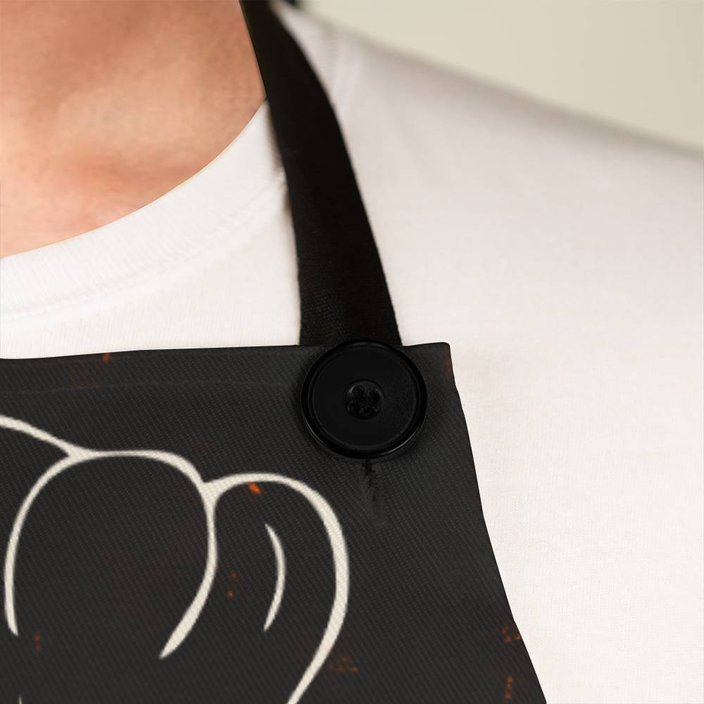 BBO Rules Grill Apron Father's day Gift - Men's Funny Chef Cooking Grilling BBQ Apron with 2 Pockets - Birthday Father's Day Christmas...