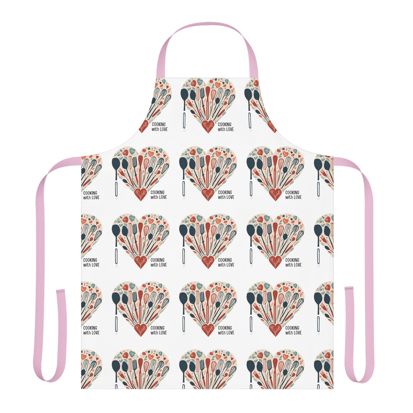 The personalized chef's apron Cooking with Love || Gift for mom or wife || Mother's Day Gift