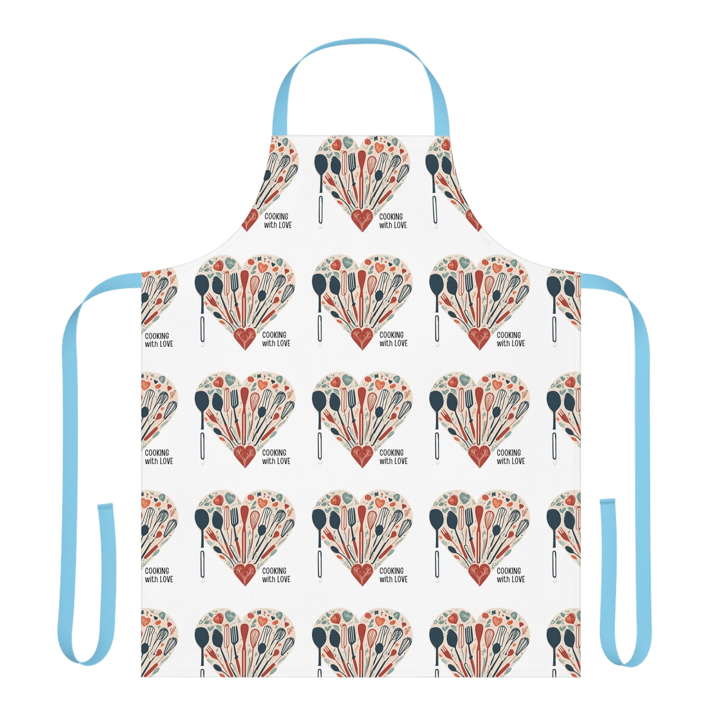 The personalized chef's apron Cooking with Love || Gift for mom or wife || Mother's Day Gift