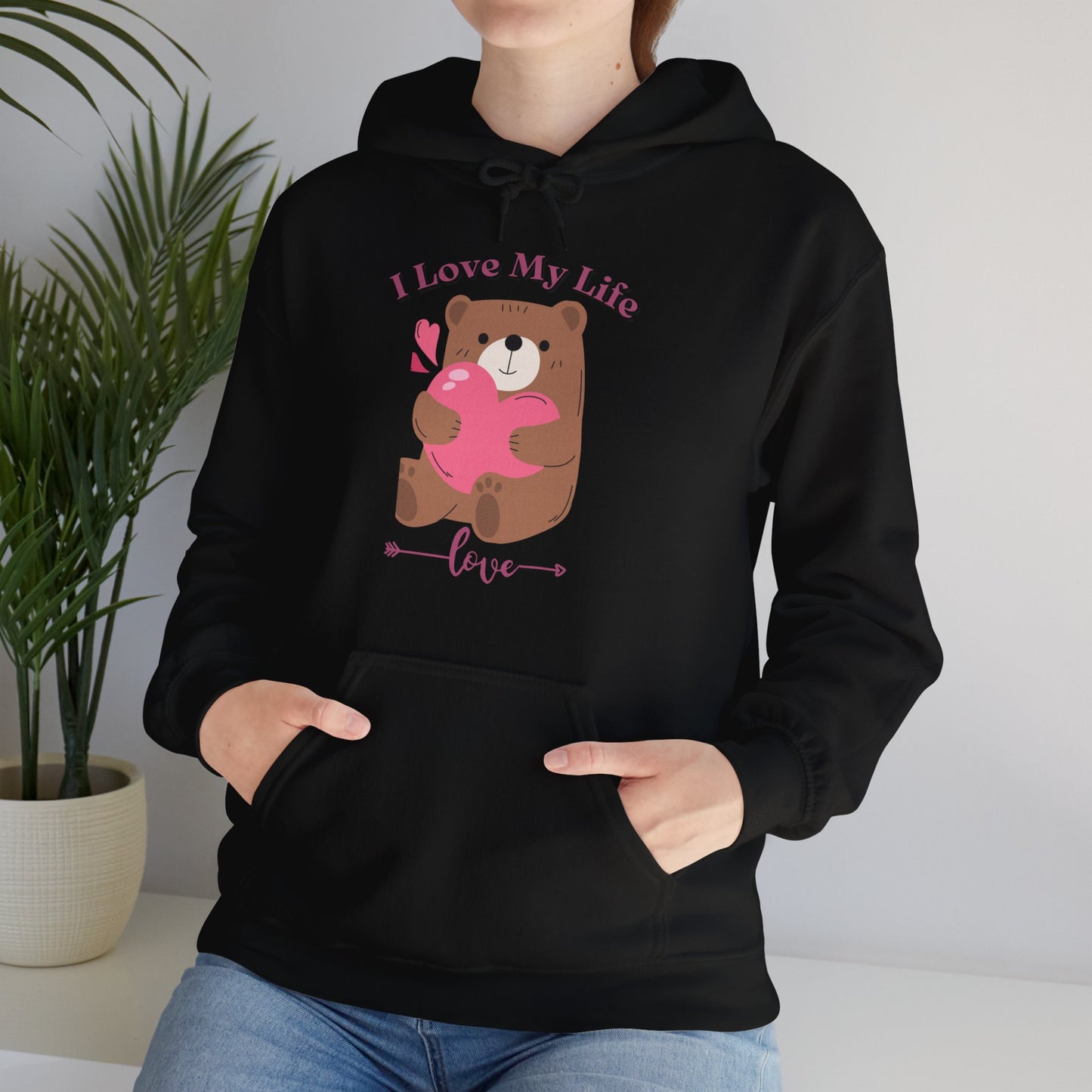 I LOVE MY LIFE || Unisex Heavy Blend™ || Hooded Sweatshirt