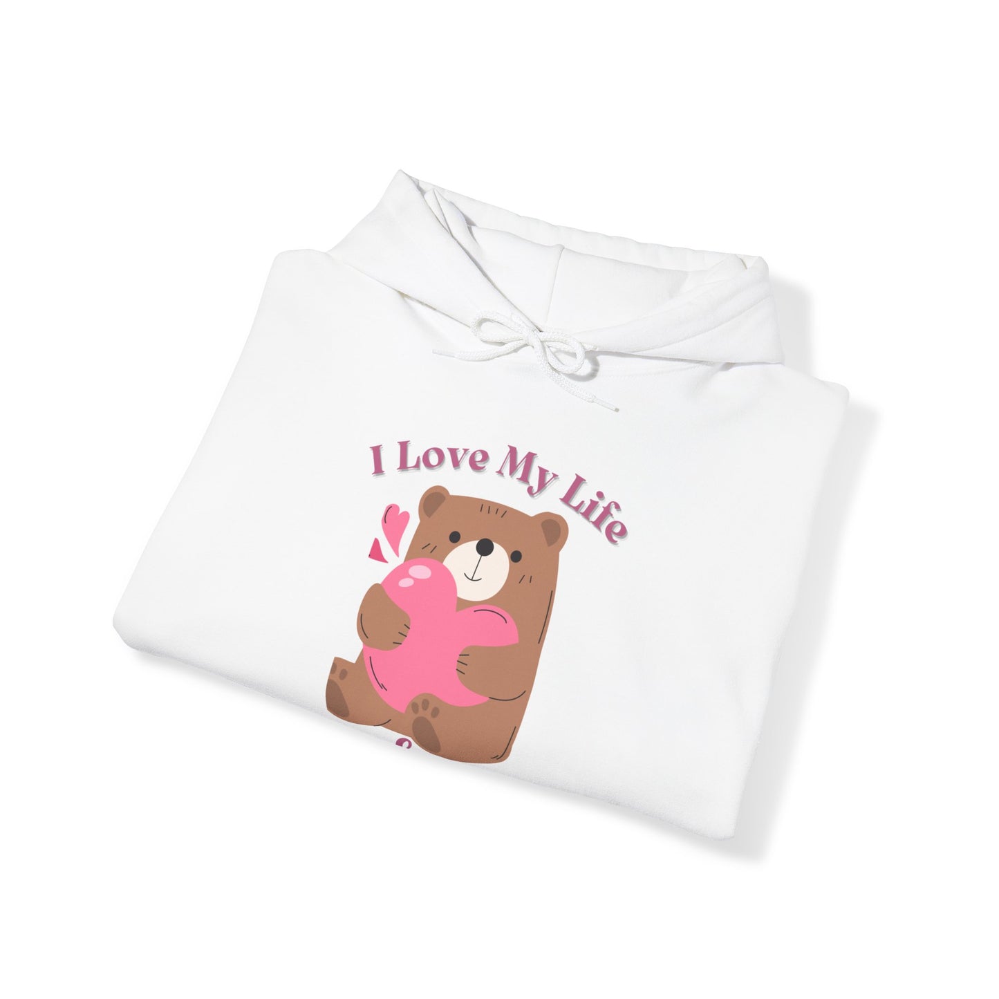 I LOVE MY LIFE || Unisex Heavy Blend™ || Hooded Sweatshirt