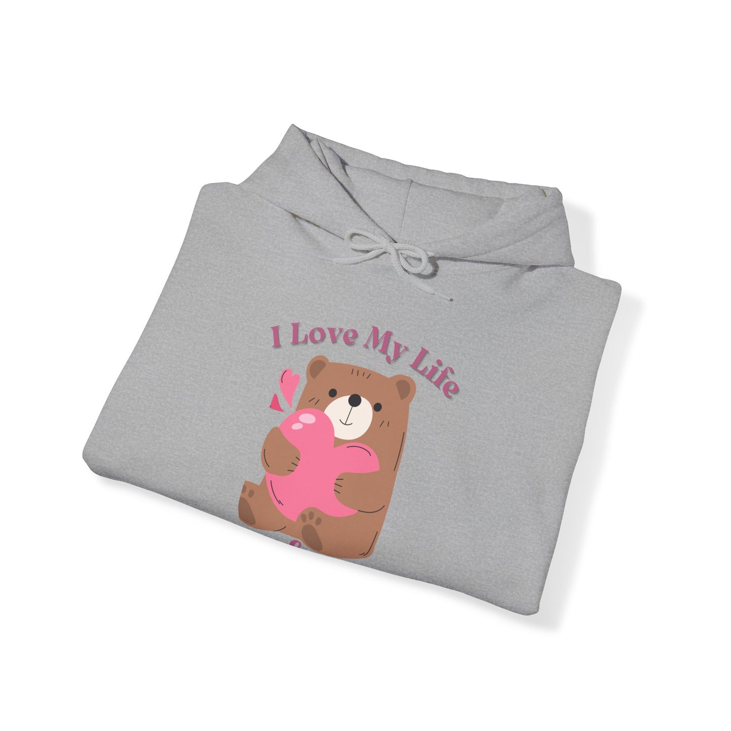 I LOVE MY LIFE || Unisex Heavy Blend™ || Hooded Sweatshirt
