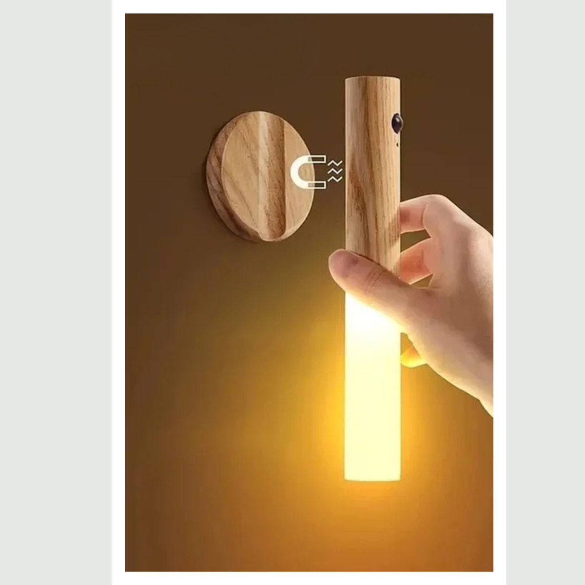 Smart Motion Sensor Night Light || Rechargeable LED Wall & Cabinet Light