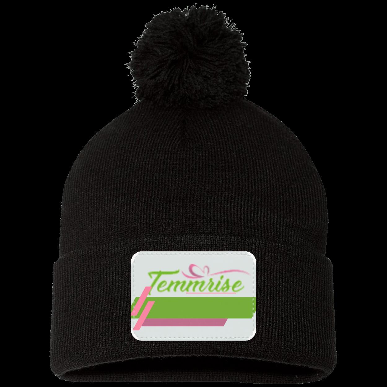 Temmrise Embroidery || Graphic Beanie Solid Color Casual Knit Hats || Lightweight Elastic Cuffed || Skull Cap Warm || Beanies For Women || Men Autumn & Winter