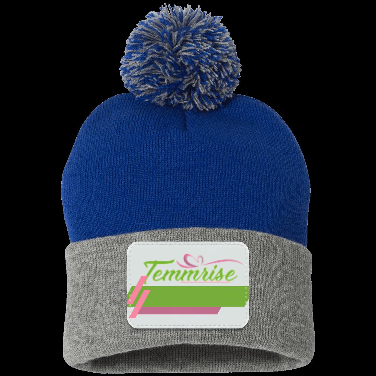 Temmrise Embroidery || Graphic Beanie Solid Color Casual Knit Hats || Lightweight Elastic Cuffed || Skull Cap Warm || Beanies For Women || Men Autumn & Winter