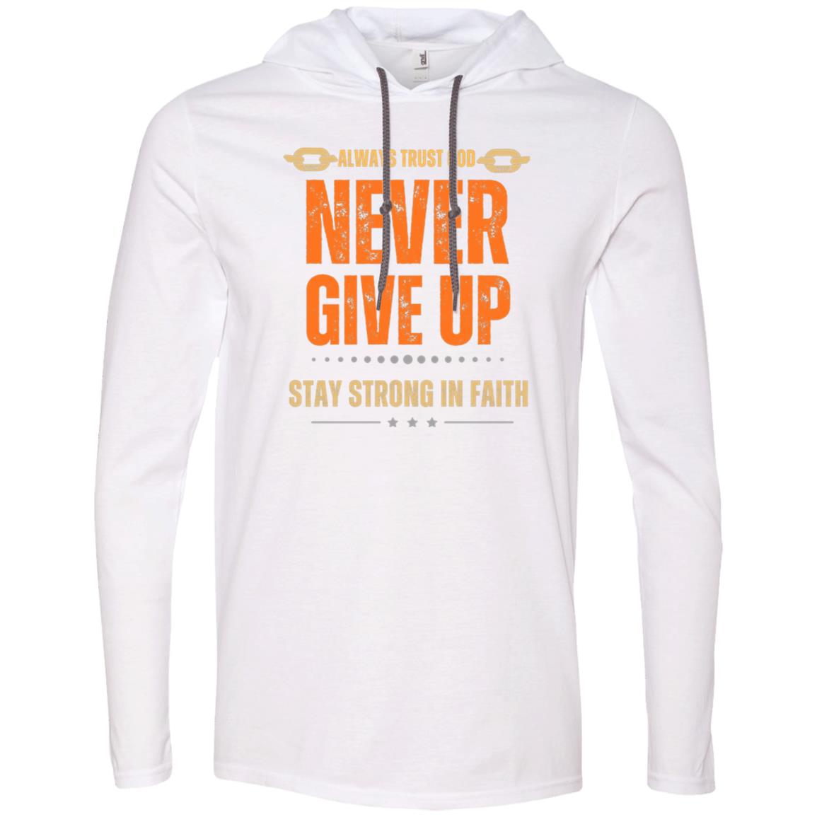 Never Give Up T-Shirt | Gift for Men | Gift Giving Season | for Anniversary, Birthday's Special Occasion, Festive Gift.