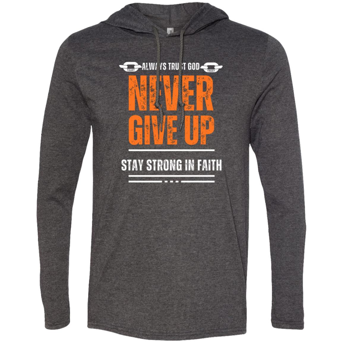 Never Give Up T-Shirt | Gift for Men | Gift Giving Season | for Anniversary, Birthday's Special Occasion, Festive Gift.