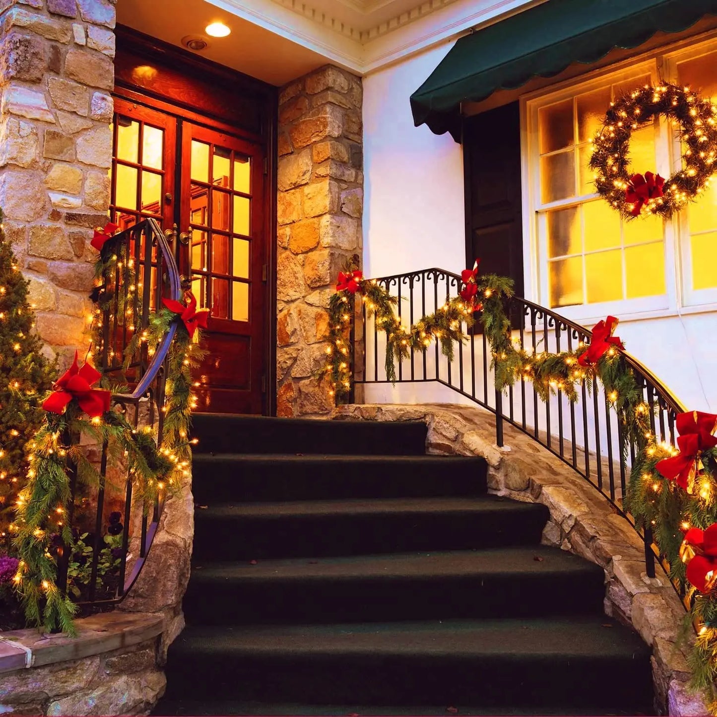 330LED Outdoor Led Solar String Lights Fairy Light Solar Powered Garland Lights 8 Mode 33m Garden Wedding Decoration Waterproof