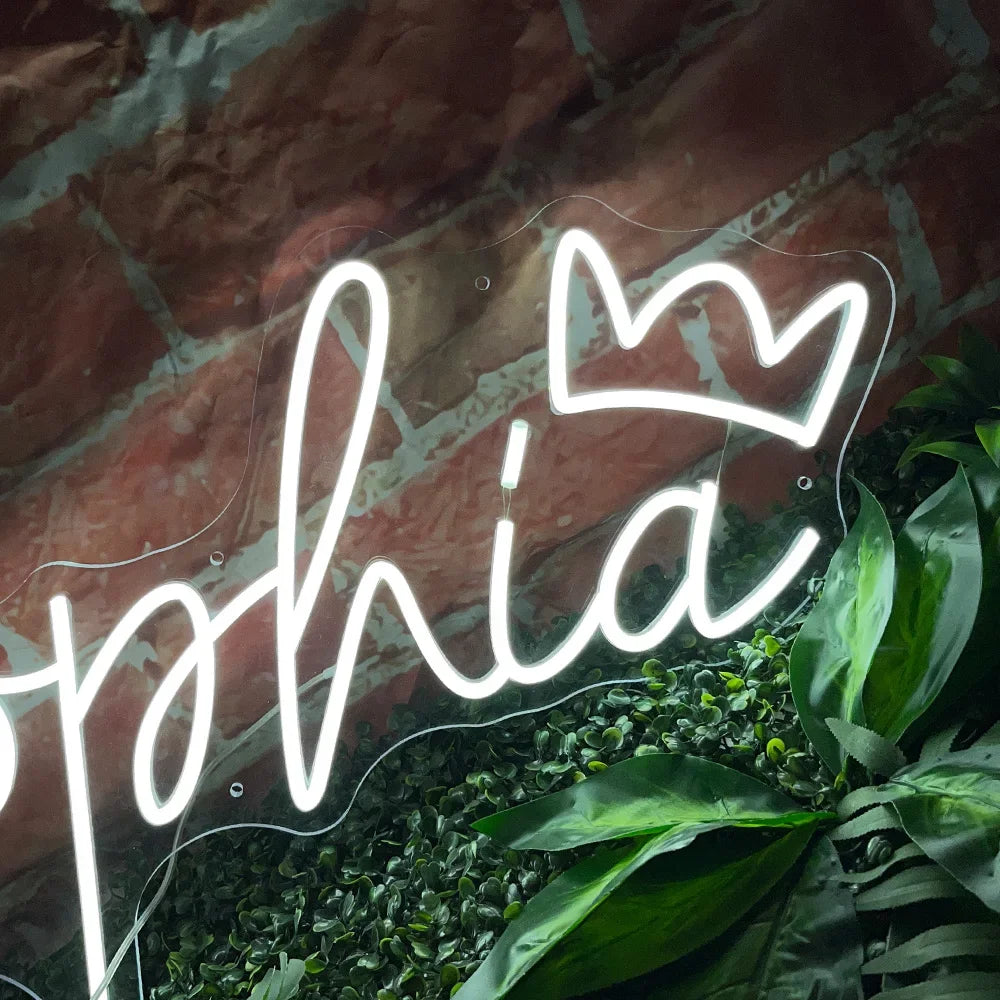 Custom Neon Sign Kids Name Neon Signs Acrylic Birthday Logo Personalized LED Lights Gifts Family Home Wedding Wall Decor