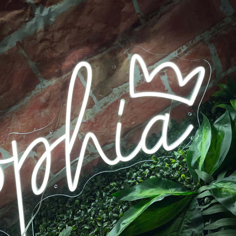 Custom Neon Sign Kids Name Neon Signs Acrylic Birthday Logo Personalized LED Lights Gifts Family Home Wedding Wall Decor