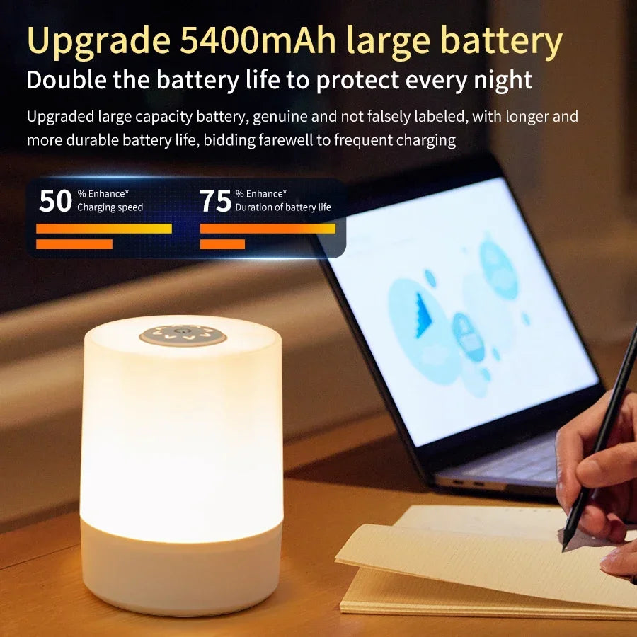 Touch Led Night Lights Dimmable Bedside Desktop lampe led Rechargeable Reading Table Lamps Bedroom Lighting living room decor