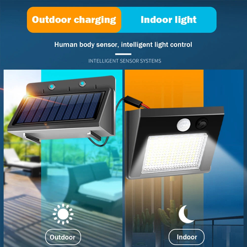 32/48 LED Split Solar Light PIR Motion Sensor Wall Light Solar Lamp Outdoor IP65 Waterproof Solar Countyard Garden Wall Lamp