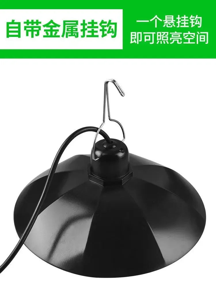 Solar Pendant Light IP65 Waterproof Led Solar Powered Lamp with Remote Control Chandelier Camping Outdoor Garden Hanging Lights