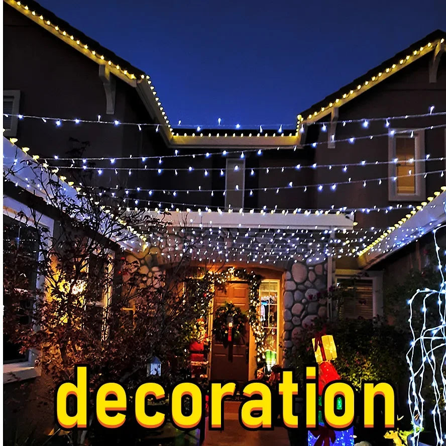 LED Fairy Lights USB Power String Lights Christmas Garland For New Year Wedding Party Tree Garden Terrace Decoration  8 Function