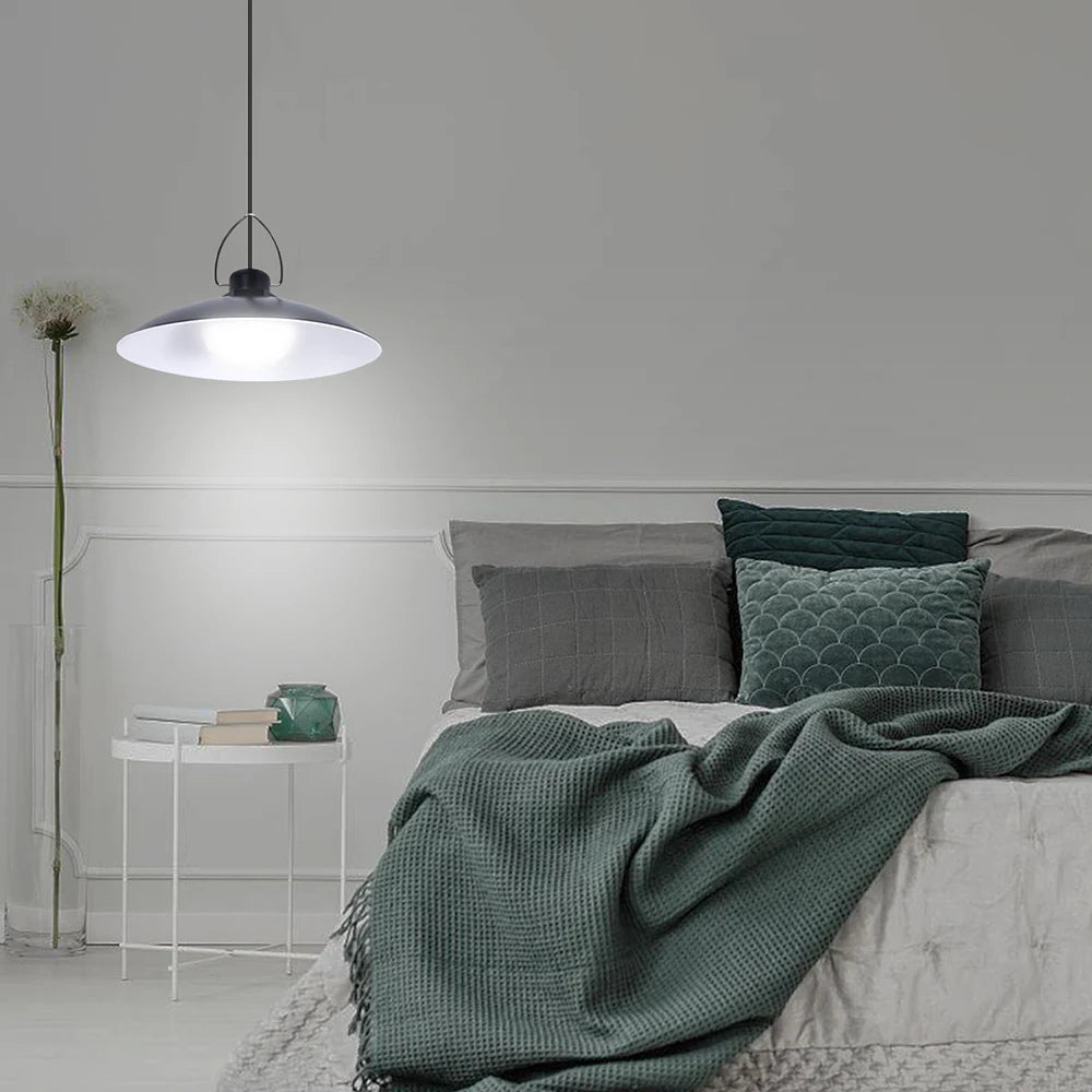 1/2/3/4Head Solar LED Pendant Light Remote Control Outdoor Indoor Solar Lamp Waterproof Security Lighting For Garden Porch Patio