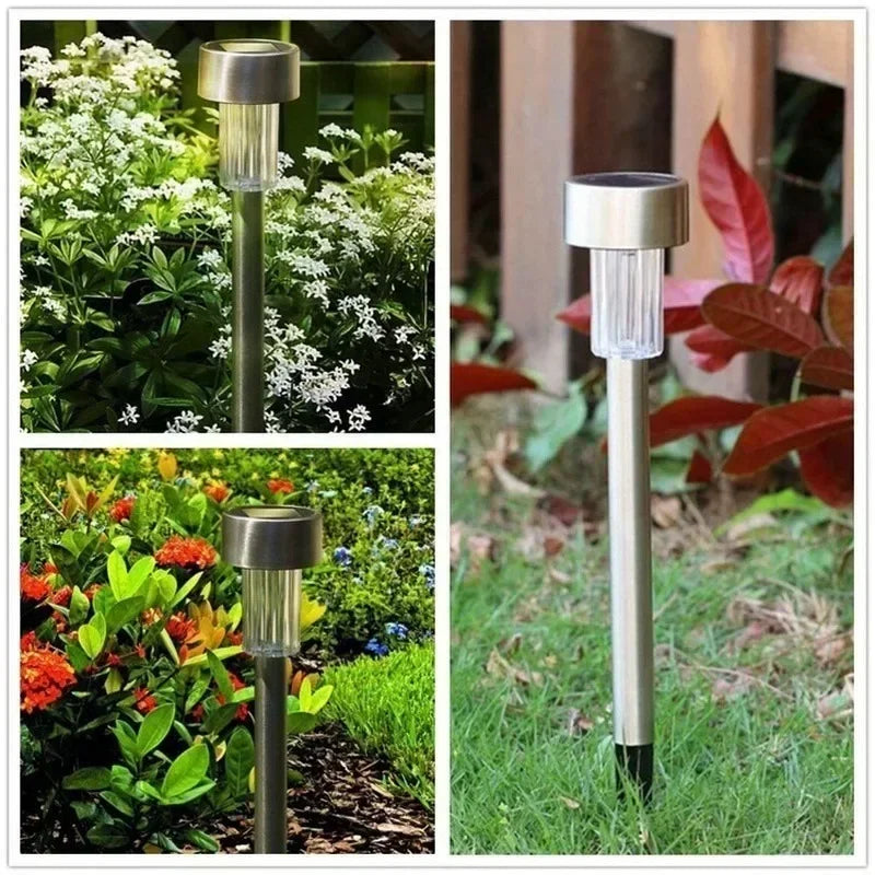 Outdoor Solar Lights Garden Lamp Solar Powered Waterproof Landscape Path LED Light for Yard Backyard Lawn Patio Decorative