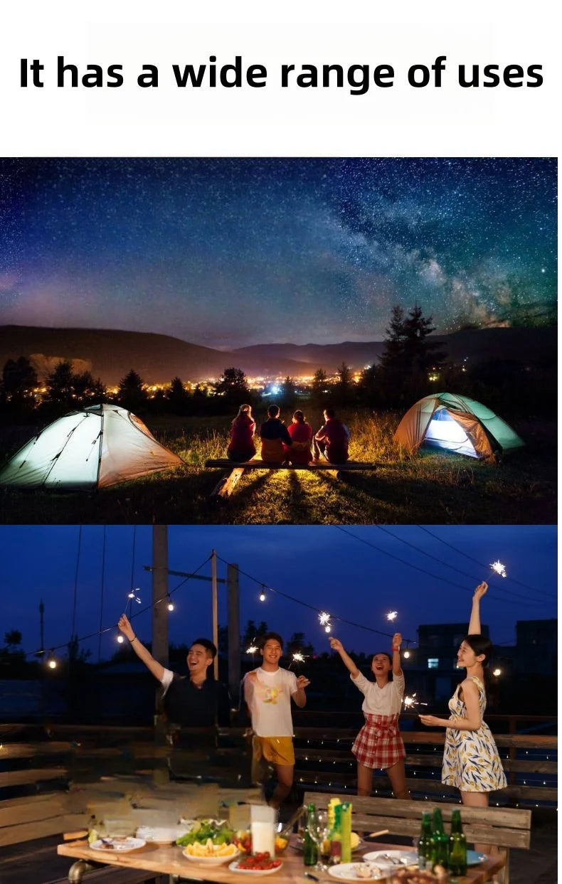 Rechargeable LED Camping Lanterns | Portable Indoor/Outdoor | Emergency Lights with Hook