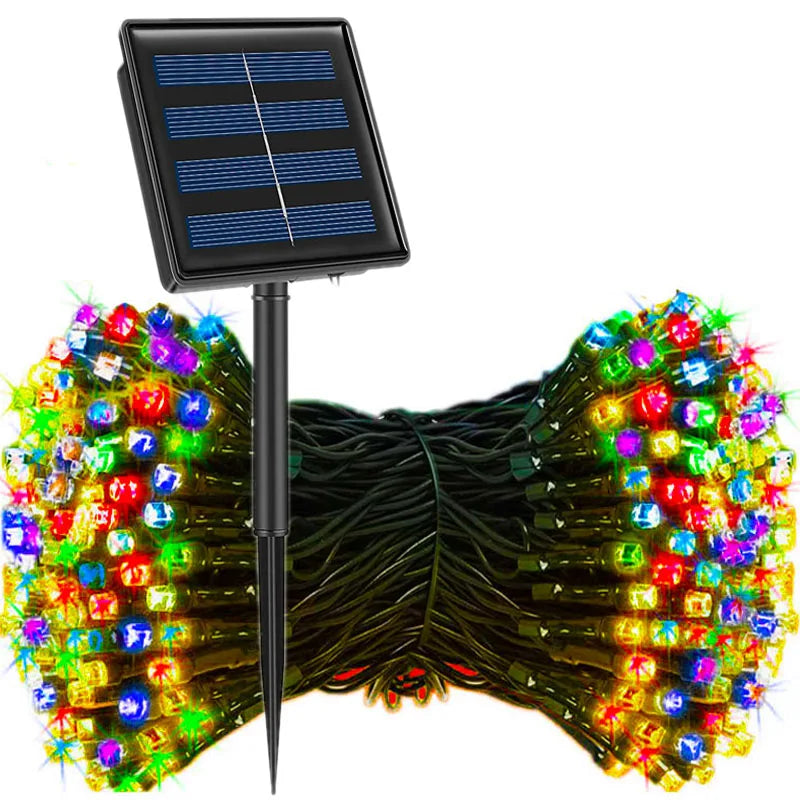 330LED Outdoor Led Solar String Lights Fairy Light Solar Powered Garland Lights 8 Mode 33m Garden Wedding Decoration Waterproof