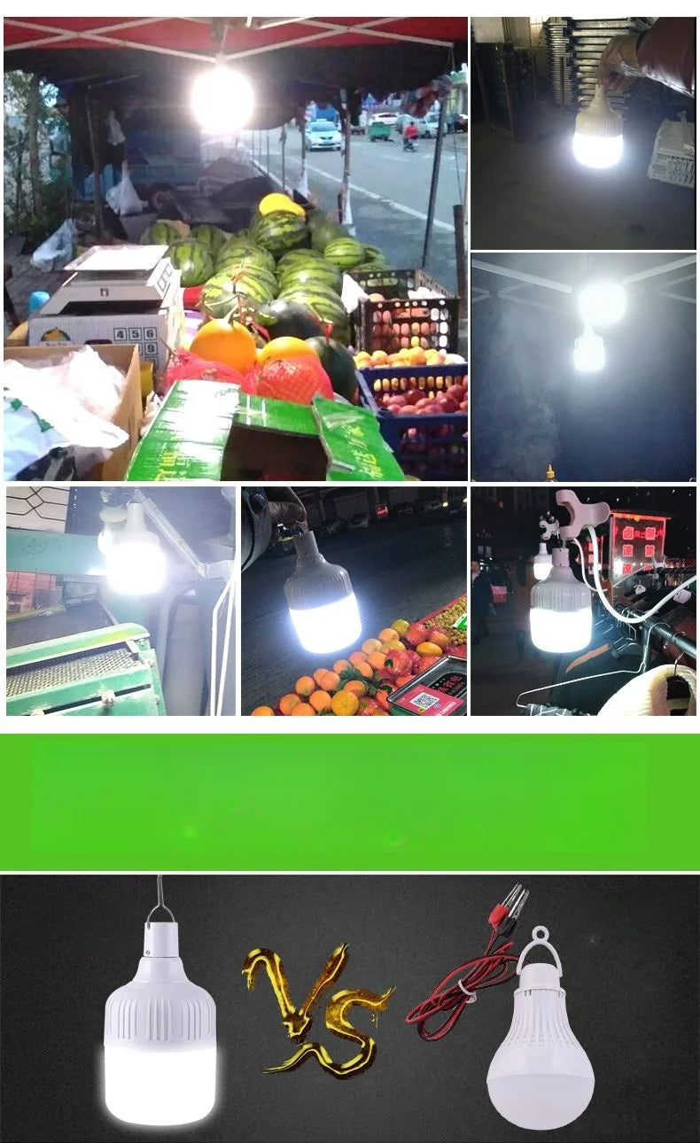 Rechargeable LED Camping Lanterns | Portable Indoor/Outdoor | Emergency Lights with Hook