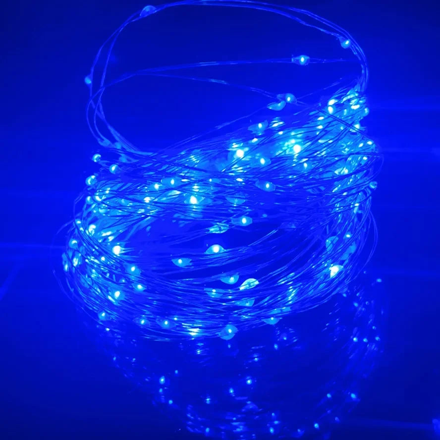 LED Fairy Lights USB Power String Lights Christmas Garland For New Year Wedding Party Tree Garden Terrace Decoration  8 Function