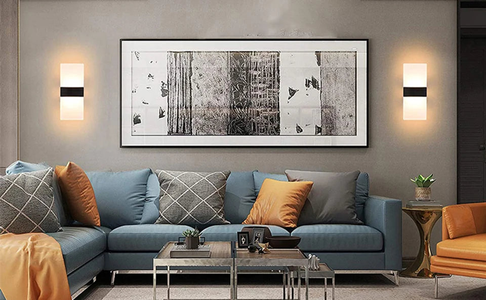 USB Rechargeable LED Wall Lamp – Touch & Motion Sensor Night Light