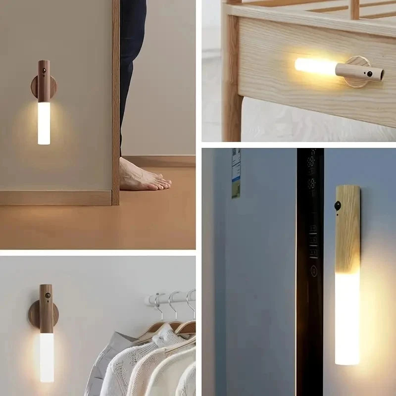 Smart Motion Sensor Night Light || Rechargeable LED Wall & Cabinet Light