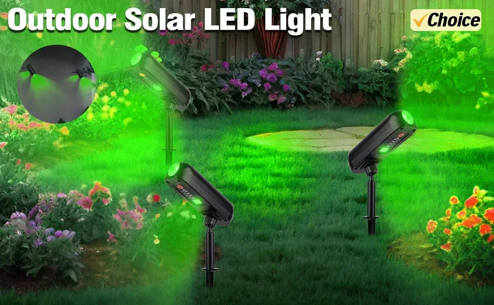 Outdoor Solar Lights Garden Lamp Solar Powered Waterproof Landscape Path LED Light for Yard Backyard Lawn Patio Decorative