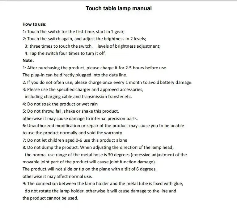 Dormitory Reading the USB Charging LED Lamp That Shield an Eye Beads Three Gears Touch Dimmer Lamp