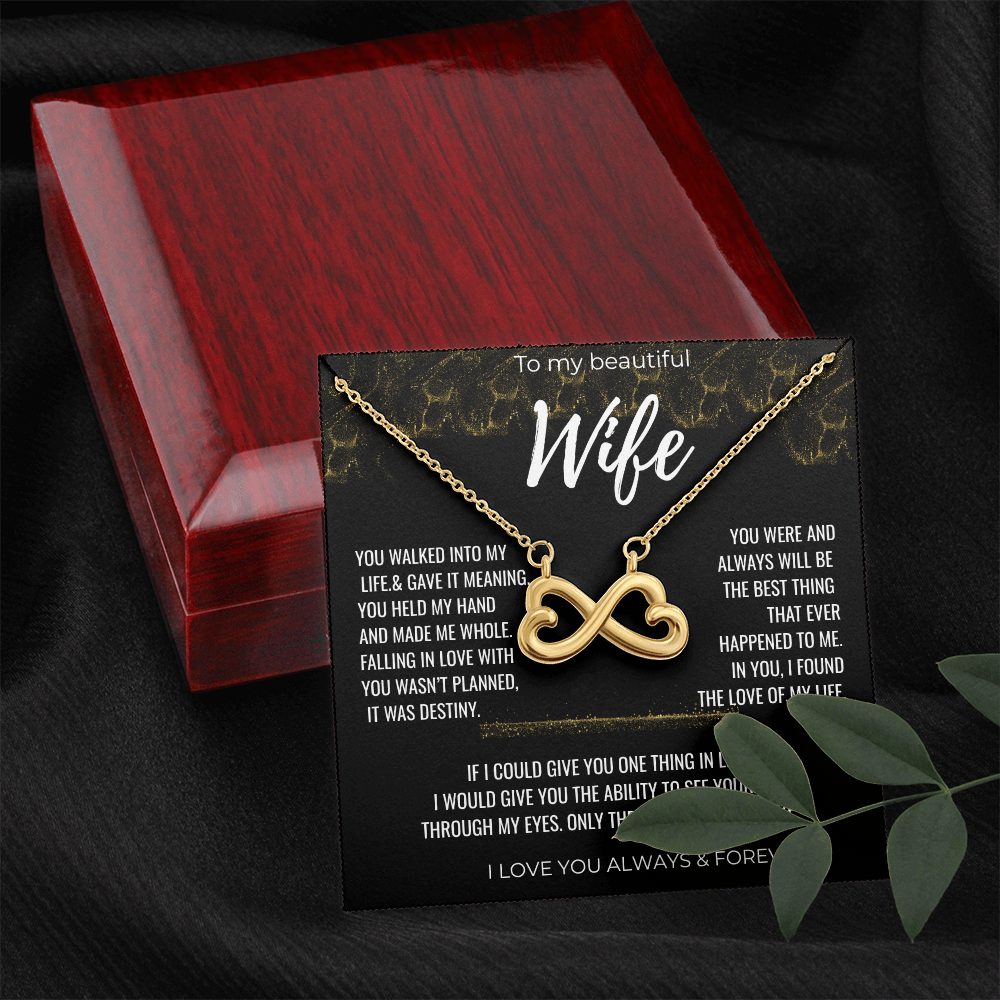To my Beautiful Wife Gift | Wife Gift | Necklace for Wife, Gift Idea.