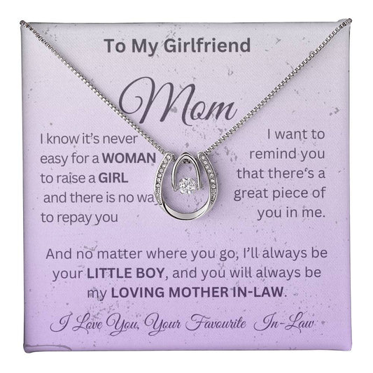 Happy Mother's Day || Lucky In Love  Necklace  || Mother Daughter Necklace, Mother's Day Gift, Daughter Gift, Jewelry for Mom, Anniversary Gift