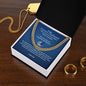 Cuban Link Chain  For my Future husband - Birthday Gift For Fiancé, Boyfriend, Anniversary Gift for him, Valentine's Day Gift for him,- Gift Box And Card Packaging, Christmas Gif