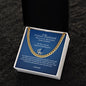 Cuban Link Chain  For my Future husband - Birthday Gift For Fiancé, Boyfriend, Anniversary Gift for him, Valentine's Day Gift for him,- Gift Box And Card Packaging, Christmas Gif
