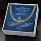 Cuban Link Chain  For my Future husband - Birthday Gift For Fiancé, Boyfriend, Anniversary Gift for him, Valentine's Day Gift for him,- Gift Box And Card Packaging, Christmas Gif