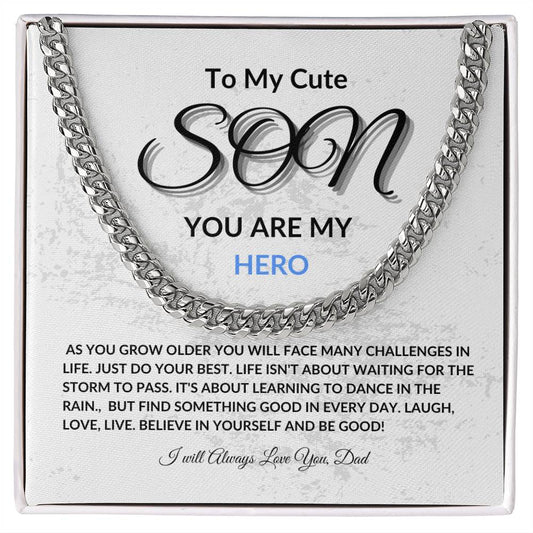 Cuban Chain  Necklace Gift For Son || Gift for Husband t || Cuban Chain Necklace for Man || Gift For Boyfriend || Gift For Man