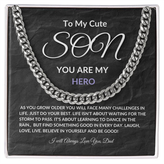 Cuban Chain  Necklace Gift For Son || Gift for Husband t || Cuban Chain Necklace for Man || Gift For Boyfriend || Gift For Man