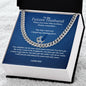 Cuban Link Chain  For my Future husband - Birthday Gift For Fiancé, Boyfriend, Anniversary Gift for him, Valentine's Day Gift for him,- Gift Box And Card Packaging, Christmas Gif