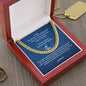 Cuban Link Chain  For my Future husband - Birthday Gift For Fiancé, Boyfriend, Anniversary Gift for him, Valentine's Day Gift for him,- Gift Box And Card Packaging, Christmas Gif