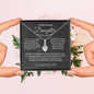 To My Daughter || Alluring Beauty Necklace || Birthday Gift || Christmas Gift || Valentine's Day Gift || Anniversary Day Gift With Blessing Card Gift Box