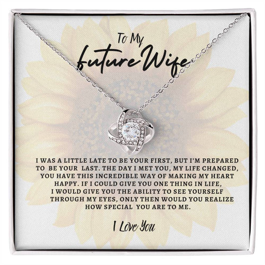 To My Future wife  Love Knot Necklace Gift | Birthday Gift | Valentine's Day Gift | Christmas Gift
