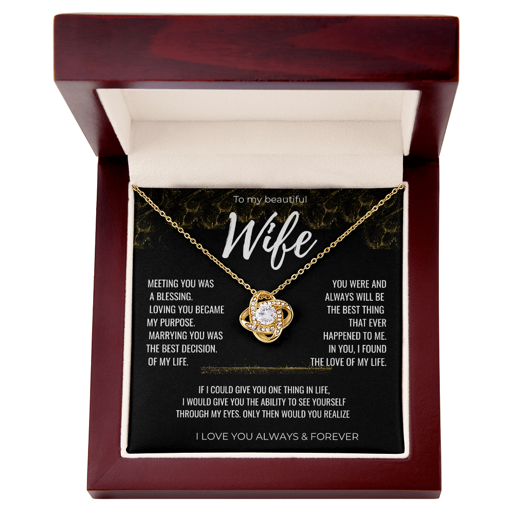 To my Beautiful Wife Gift | Wife Gift | Necklace for Wife, Gift Idea.