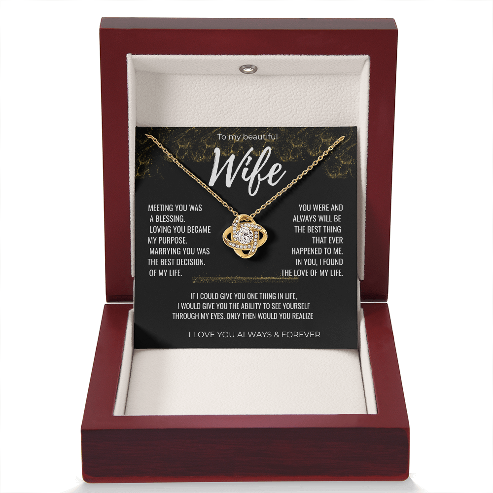 To my Beautiful Wife Gift | Wife Gift | Necklace for Wife, Gift Idea.