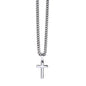 Artisan Cross Necklace on Cuban Chain w/ MC Gift For Son | Gift for Grandson