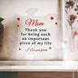 Engraved Acrylic Block Puzzle - Perfect Birthday Gift for Mom - Commemorative Decorative Gift - Inspirational and Creative Small Gift - Holiday Accessory.