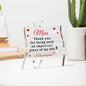 Engraved Acrylic Block Puzzle - Perfect Birthday Gift for Mom - Commemorative Decorative Gift - Inspirational and Creative Small Gift - Holiday Accessory.