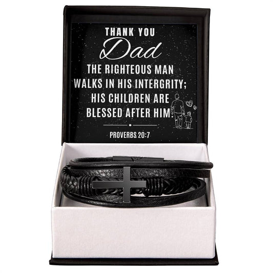 Righteous Man Bracelet | Gift Giving Season for Men's, Dad Anniversary, Birthday and Festival