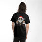 Men's Comfy Short Sleeve Crew Neck Tee | Cool Santa Claus Print T-shirt for Summer Outdoor Activity