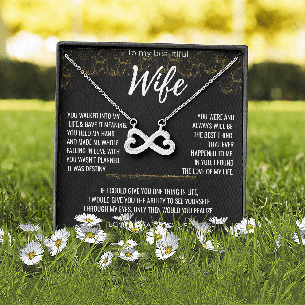 To my Beautiful Wife Gift | Wife Gift | Necklace for Wife, Gift Idea.