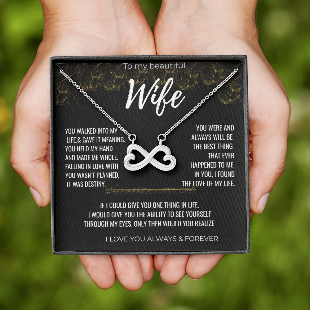 To my Beautiful Wife Gift | Wife Gift | Necklace for Wife, Gift Idea.