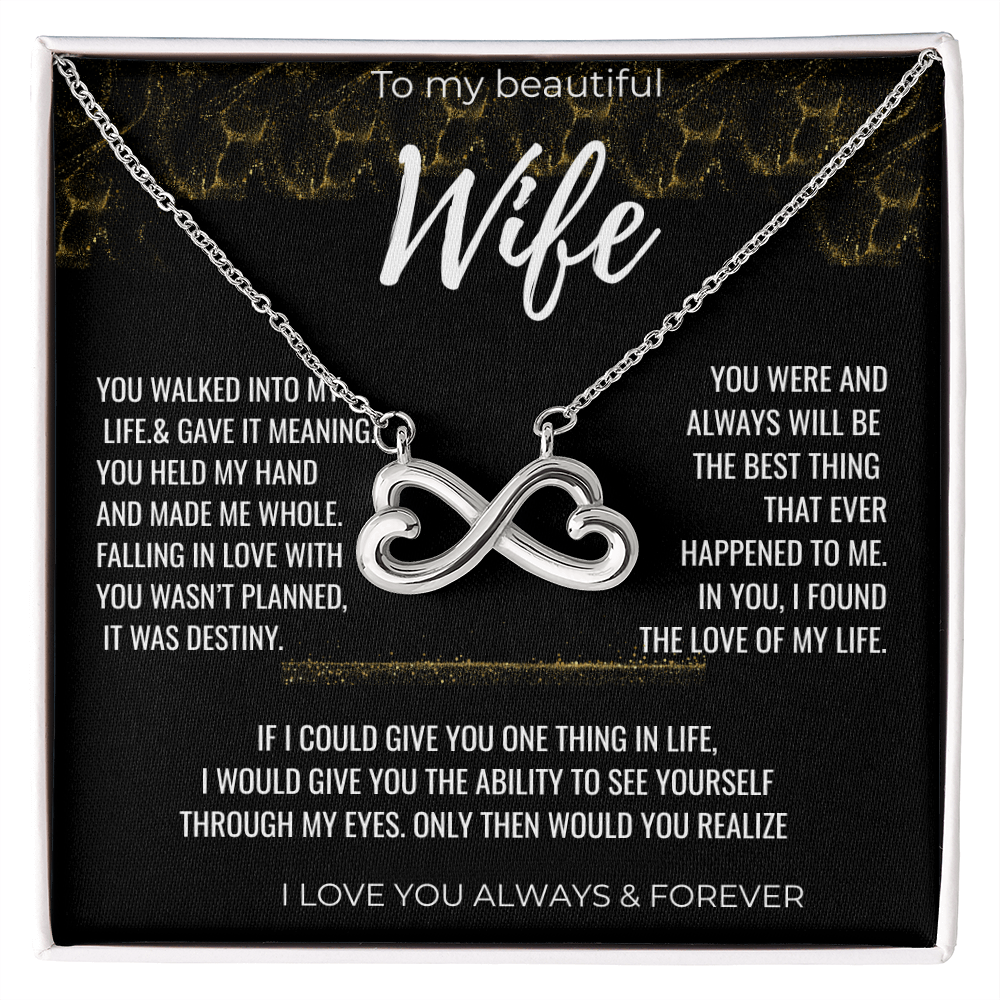 To my Beautiful Wife Gift | Wife Gift | Necklace for Wife, Gift Idea.