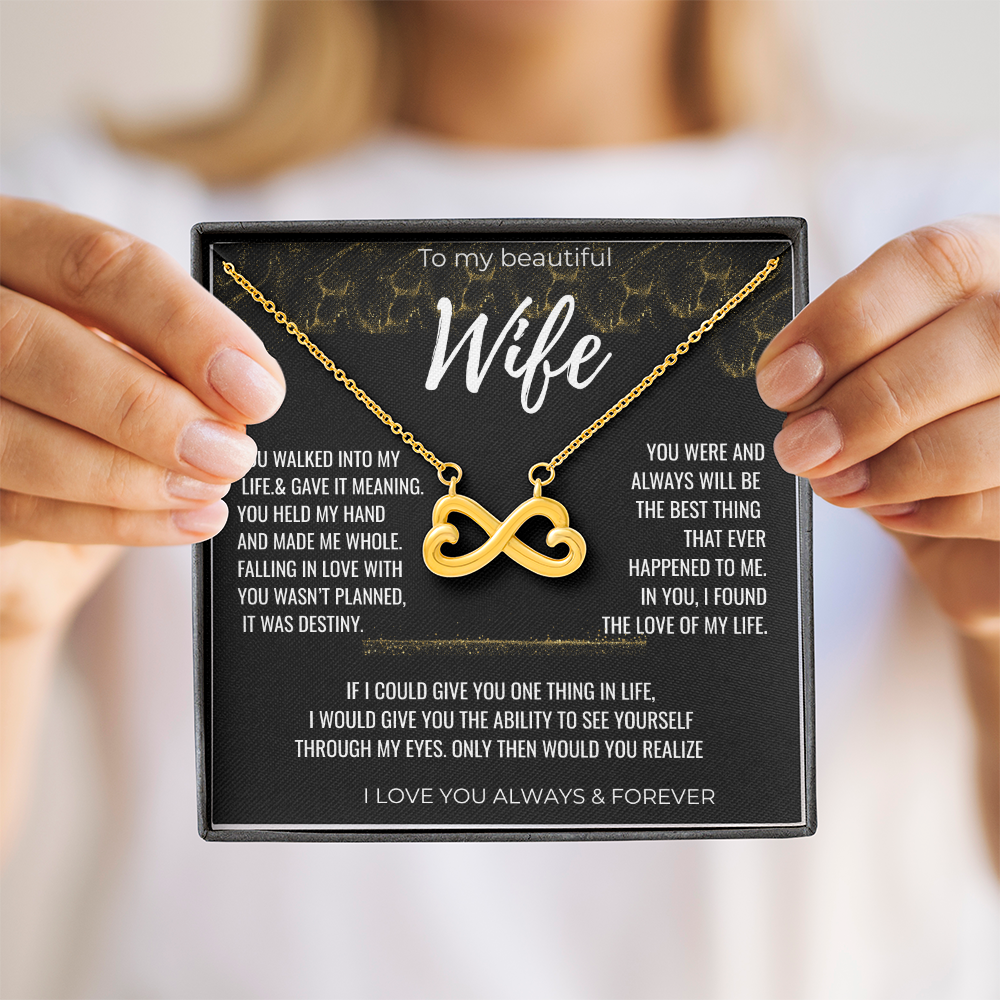 To my Beautiful Wife Gift | Wife Gift | Necklace for Wife, Gift Idea.